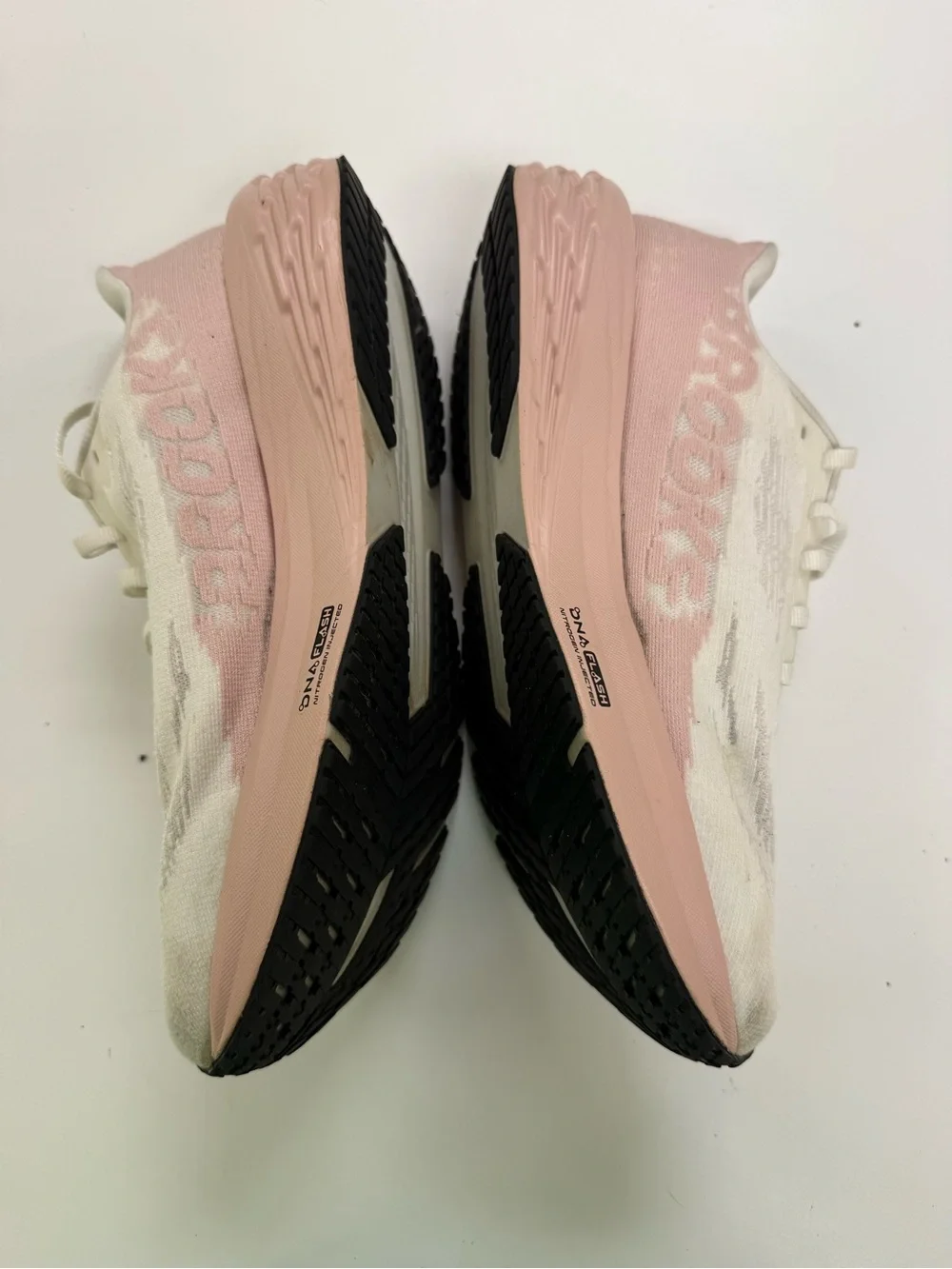 Brooks Women's White & Pink Running Shoes